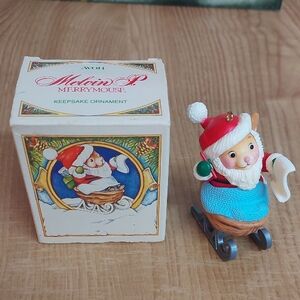 Santa Mouse Keepsake Ornament Merrymouse From Avon